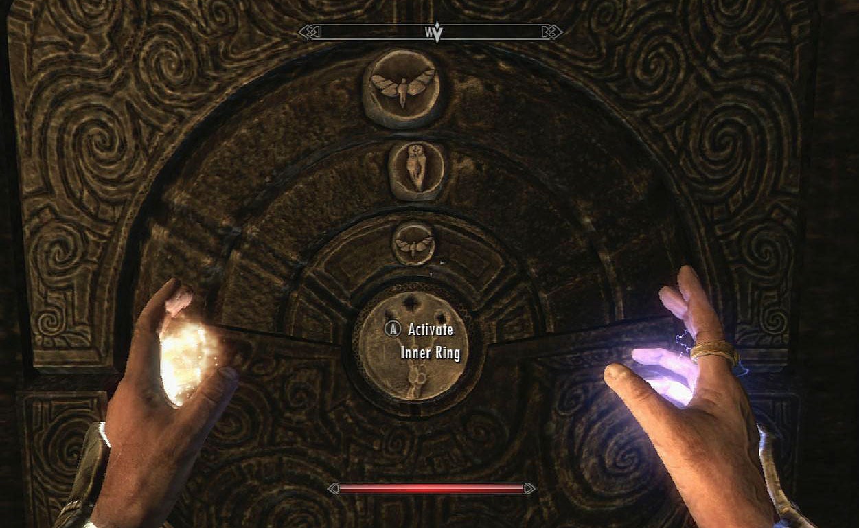 skyrim golden claw puzzle