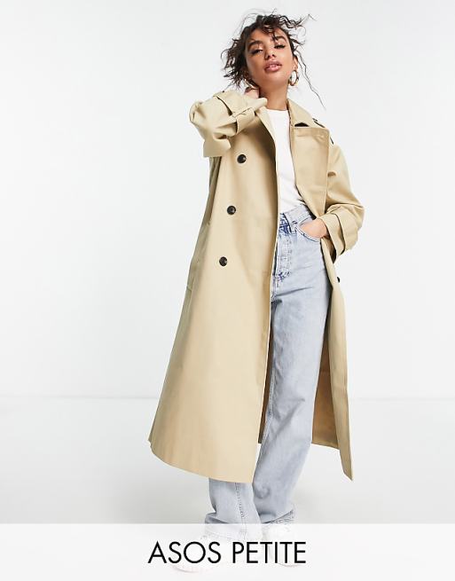 womens petite trench