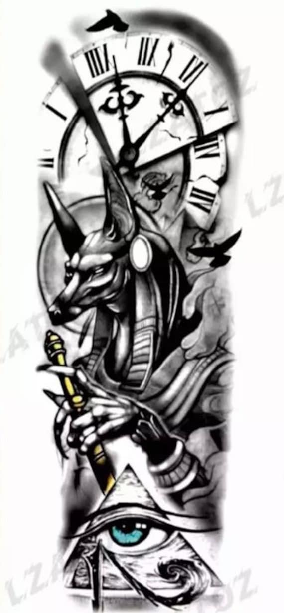 horus anubis tattoo