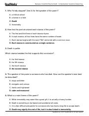 because i could not stop for death commonlit answers