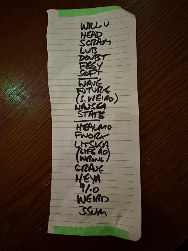 jeff rosenstock setlist