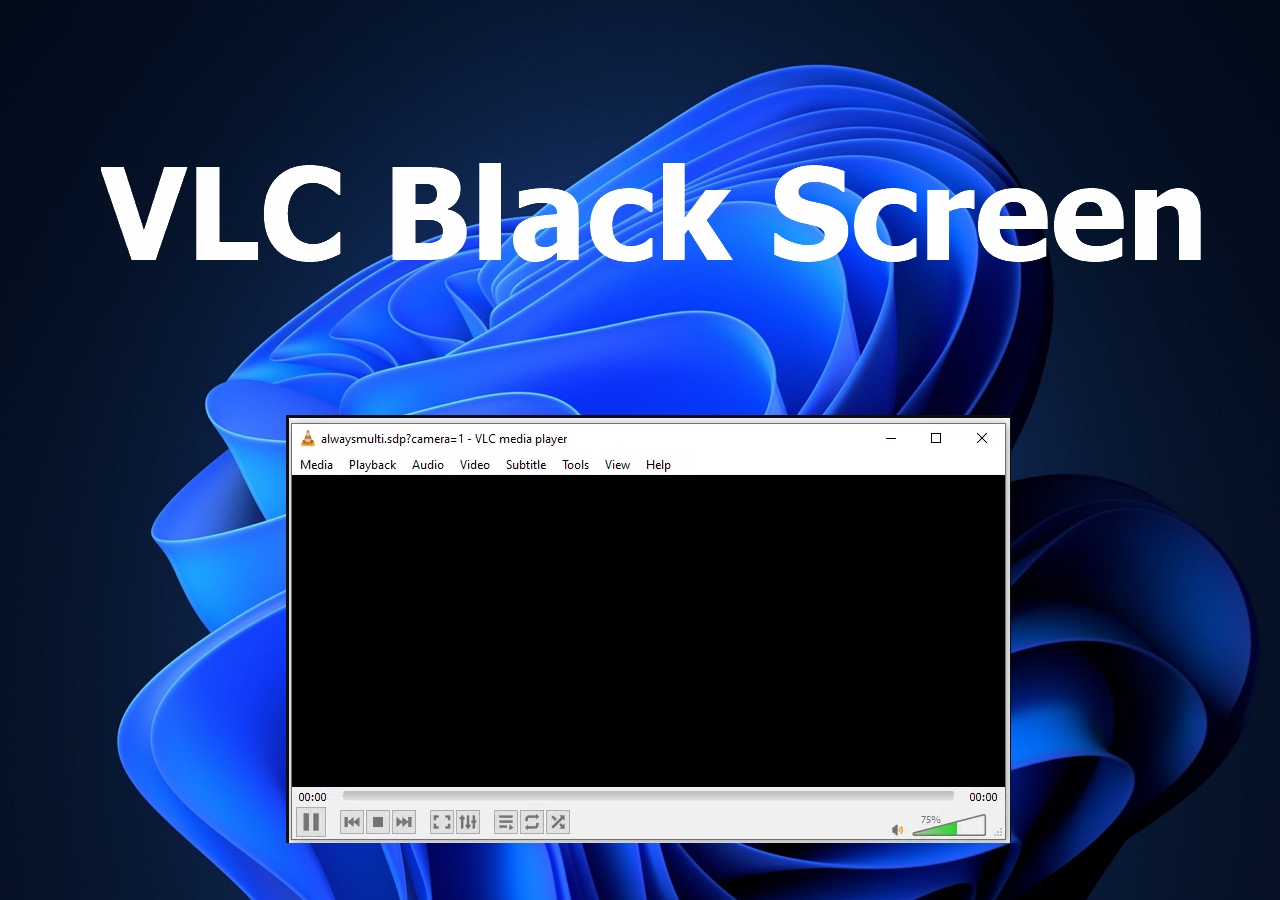 vlc black screen in fullscreen mode