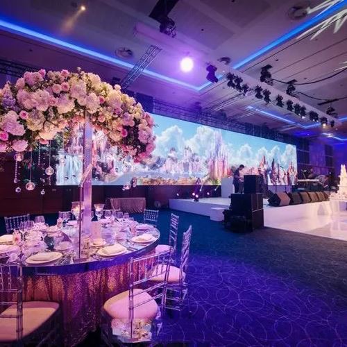 led screen wedding stage price