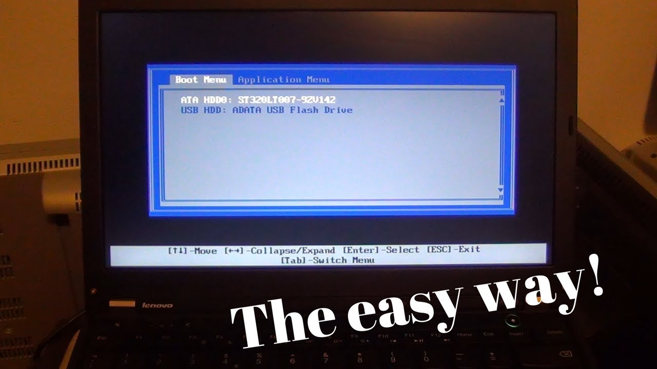 thinkpad boot menu