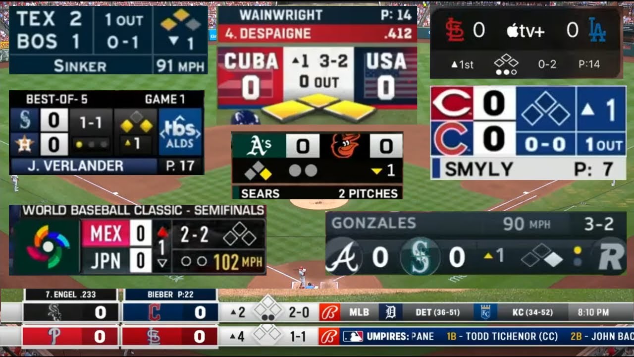 cbs mlb score