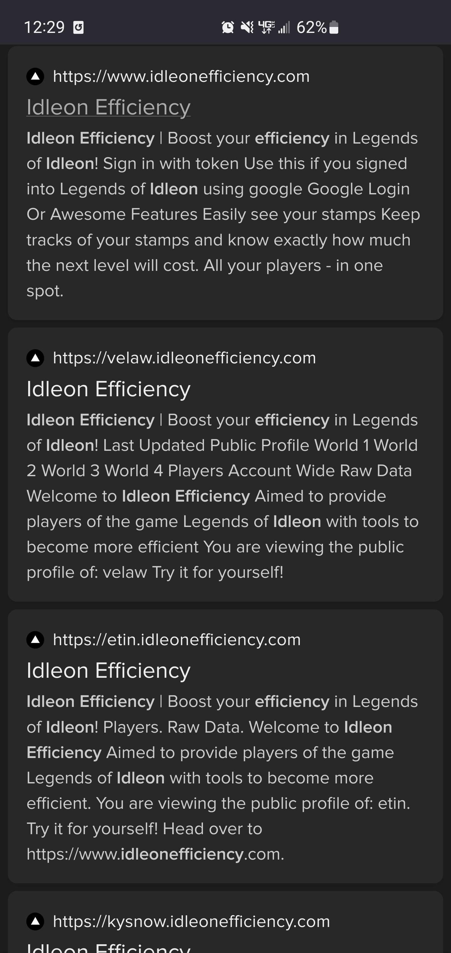 idleon efficiency