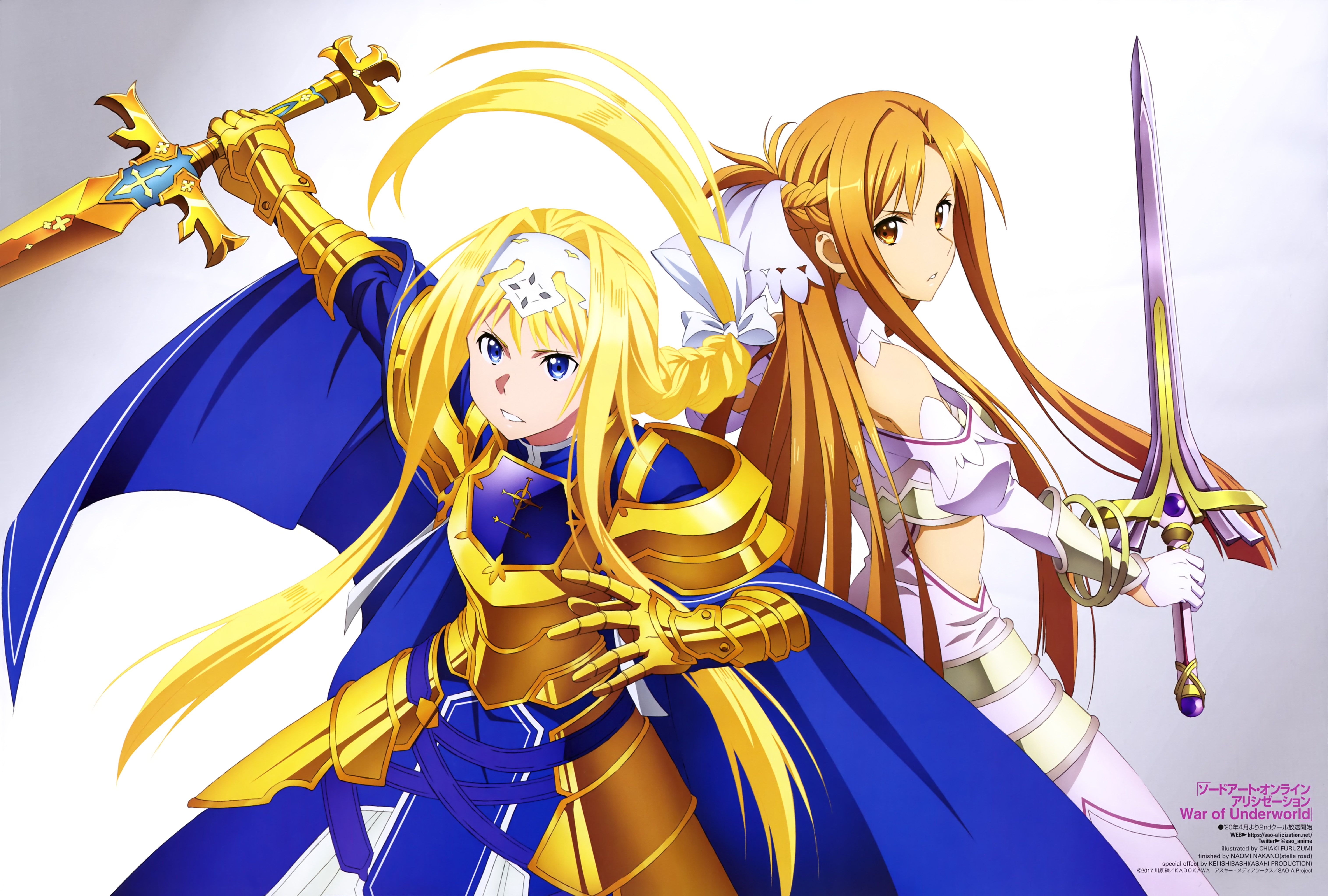 sword art online alicization war of underworld alice wallpaper