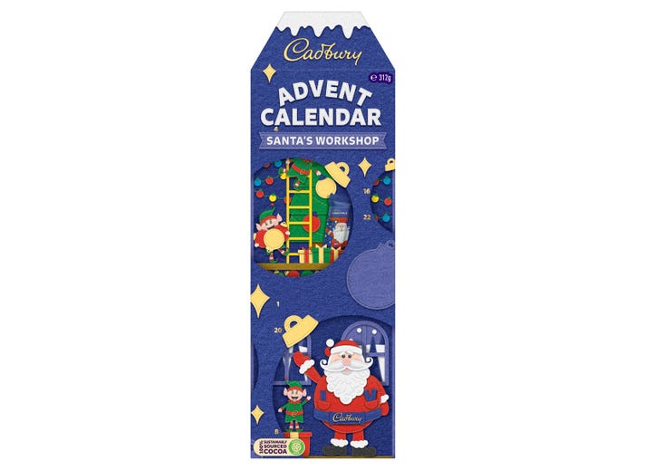 cadbury 3d advent calendar