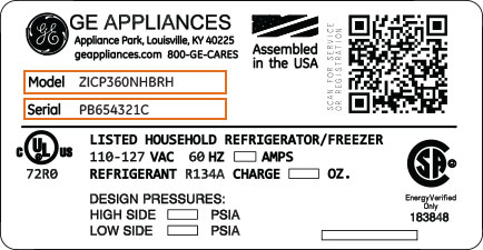 ge dishwasher serial number