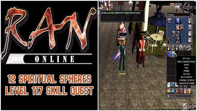 ran online lvl 87 skill quest