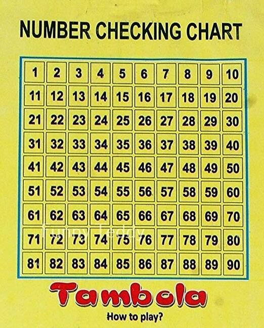 tambola game number