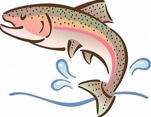 rainbow trout clipart