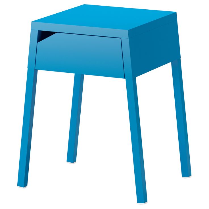 blue bedside table ikea