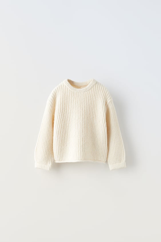 zara cream jumper