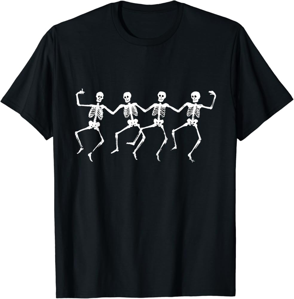 skeleton dancing shirt