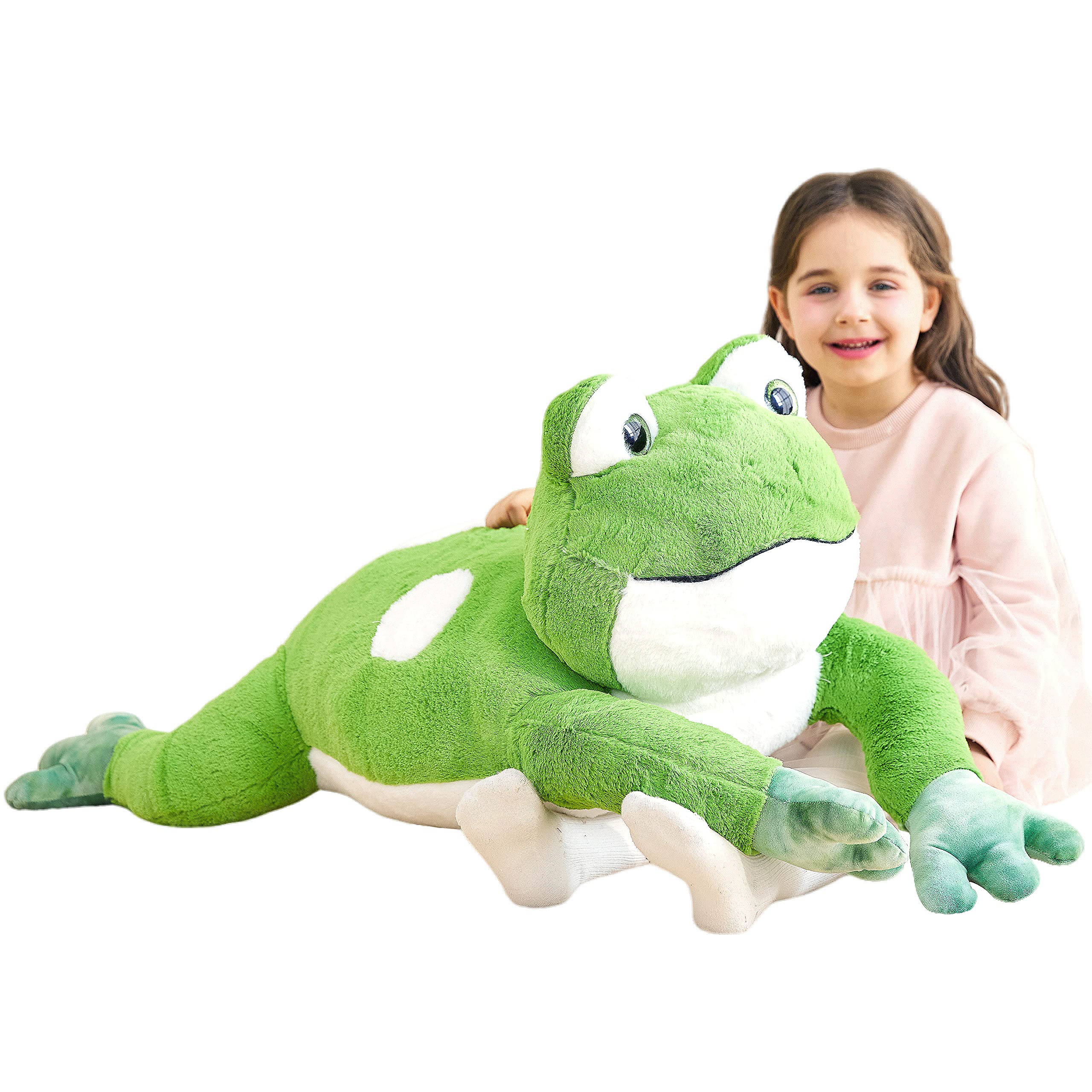 large frog stuffed animal