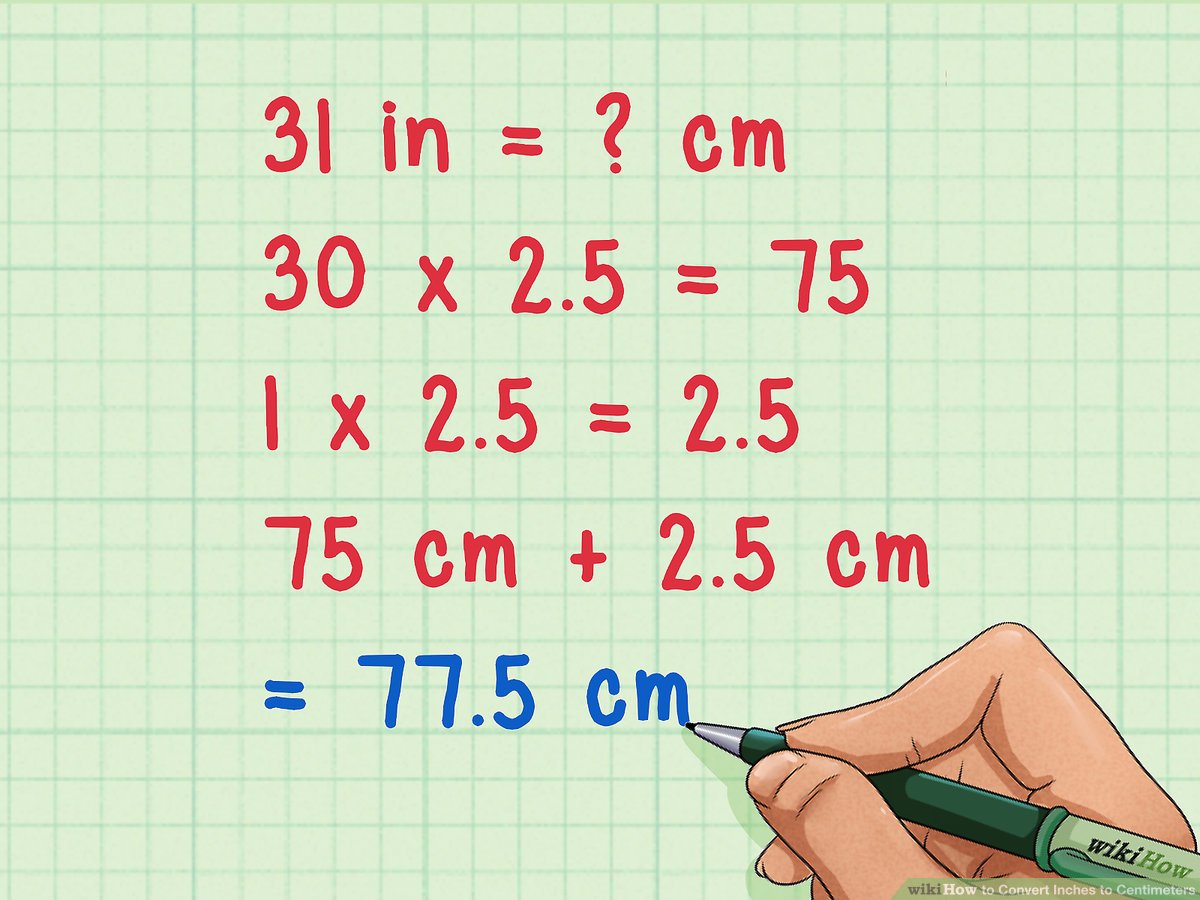 75 centimeters to inches