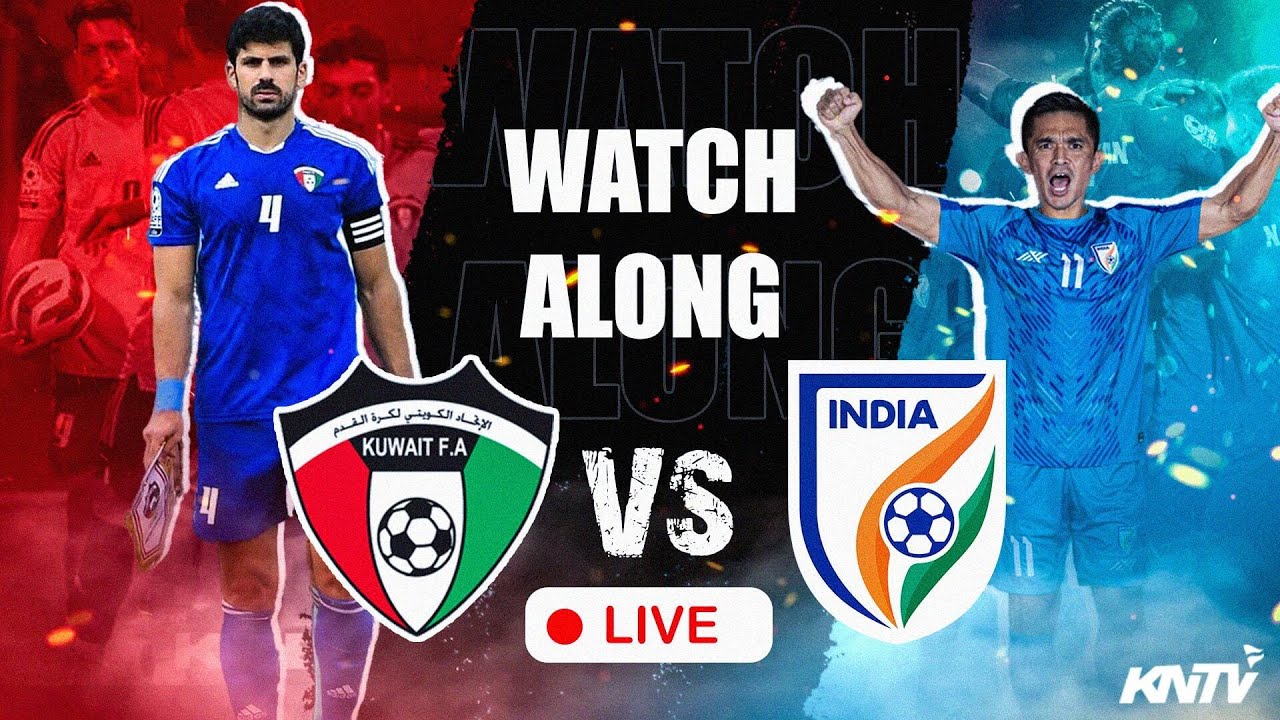 india vs kuwait football live telecast