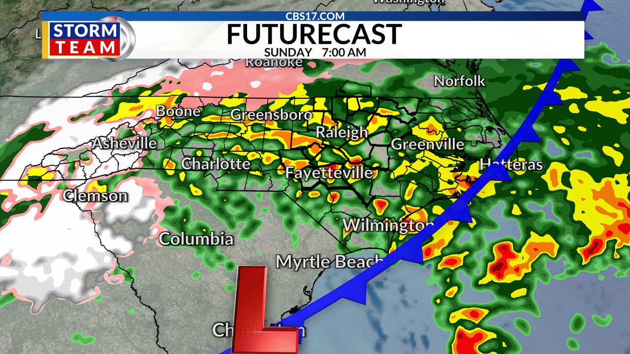 weather forecast in nc