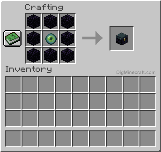 minecraft chest recipe