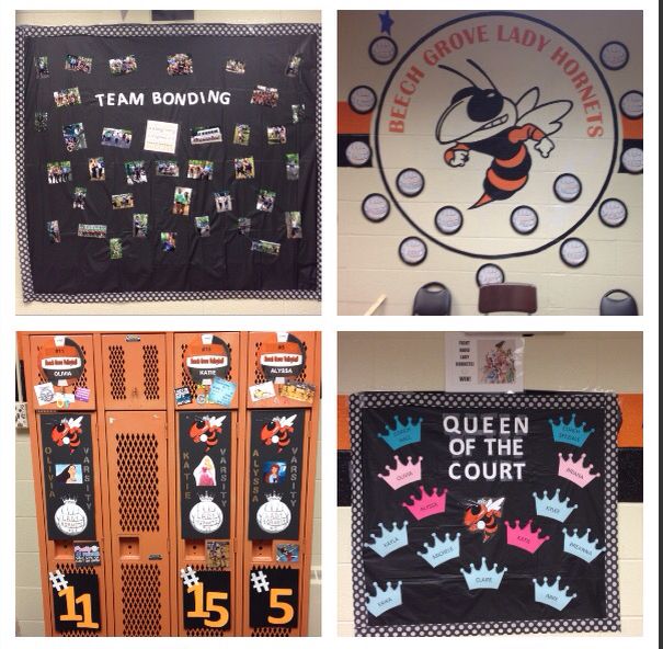 volleyball locker room decorating ideas