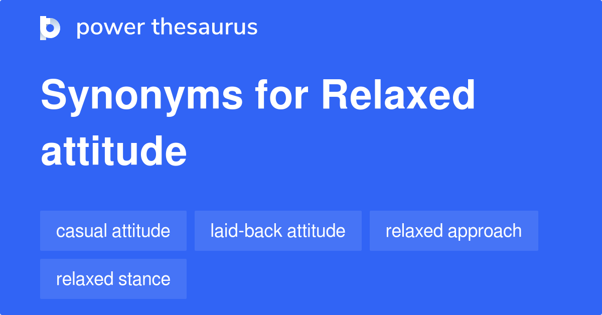 relaxed synonym