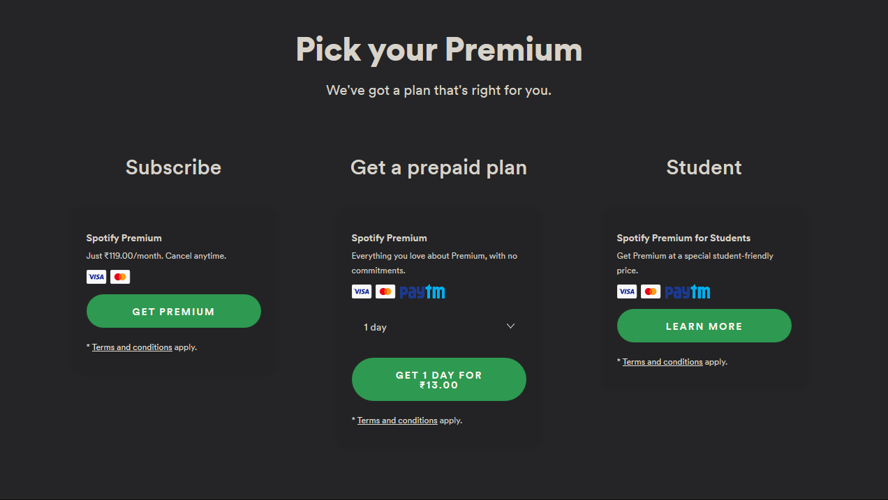 student spotify premium