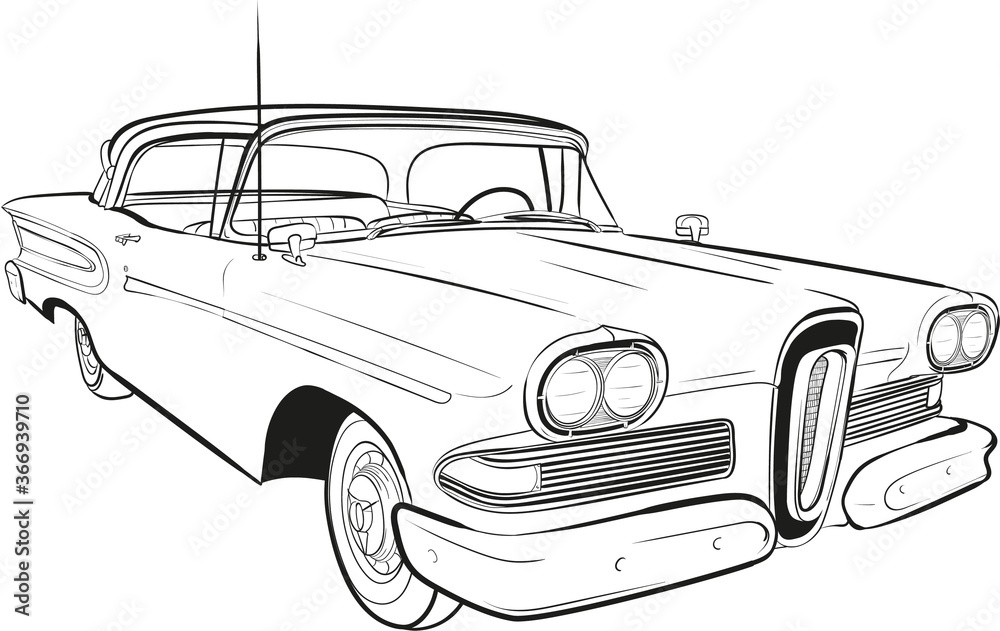 cartoon car drawings