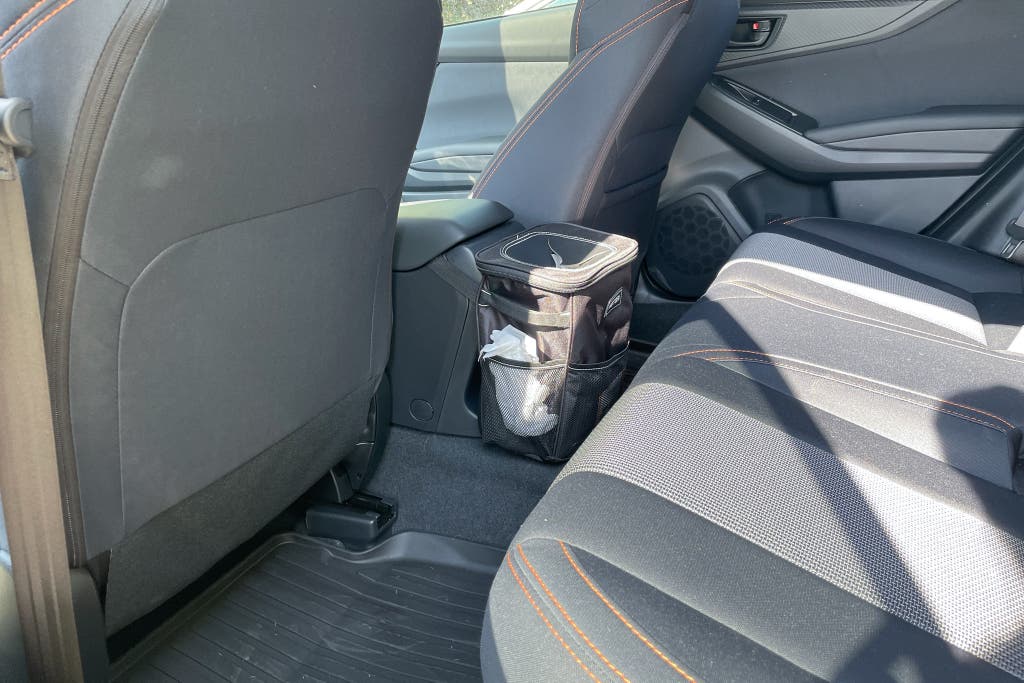 car trash can