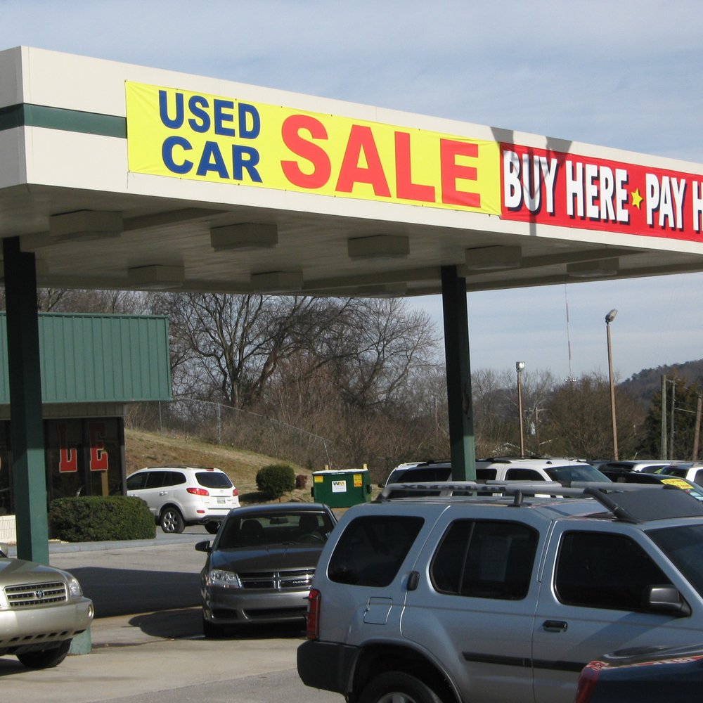 buy here pay here car lots knoxville tn