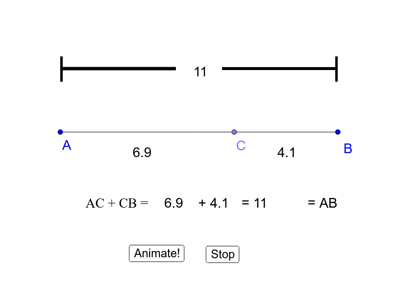 segment addition postulate calculator