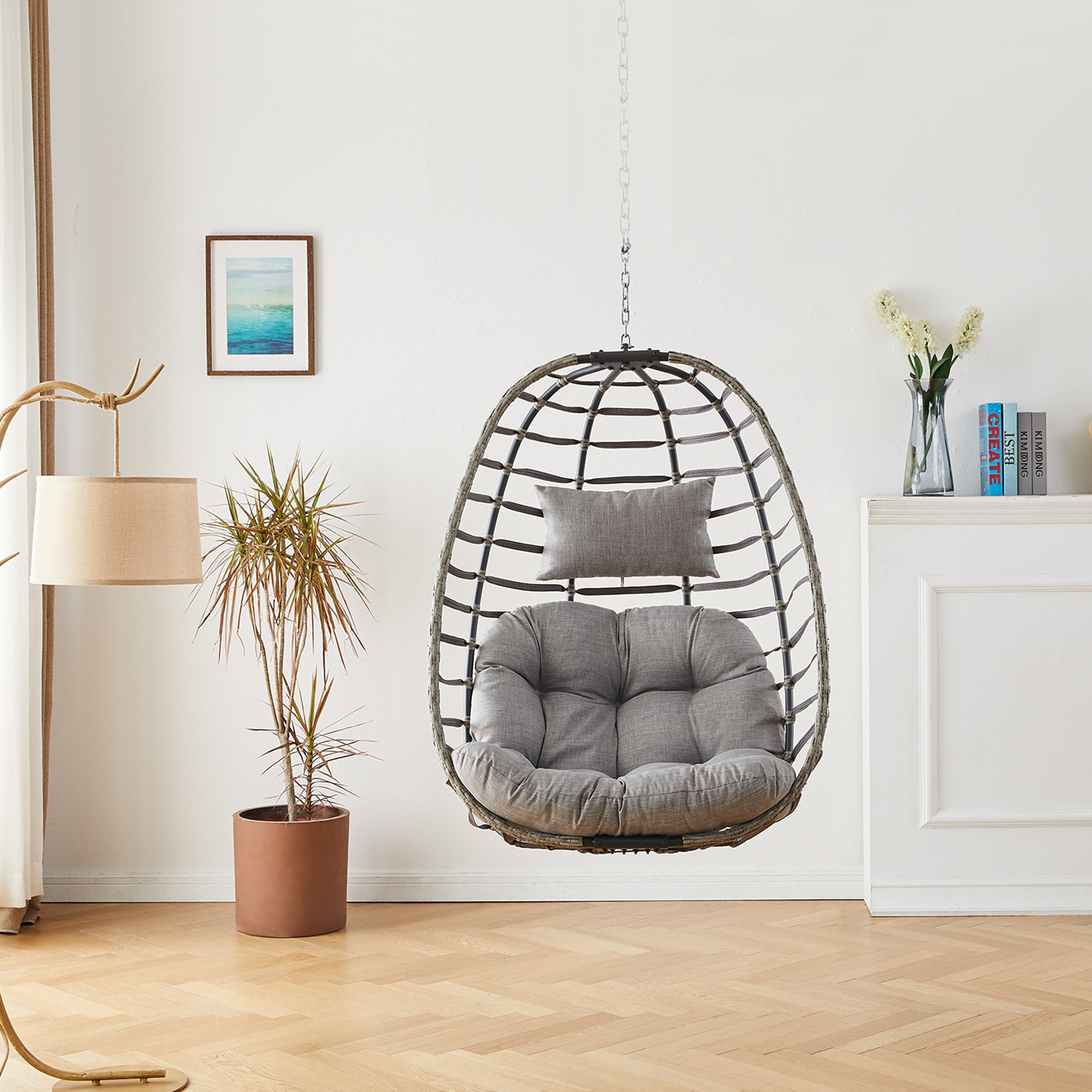 hanging egg chair without stand