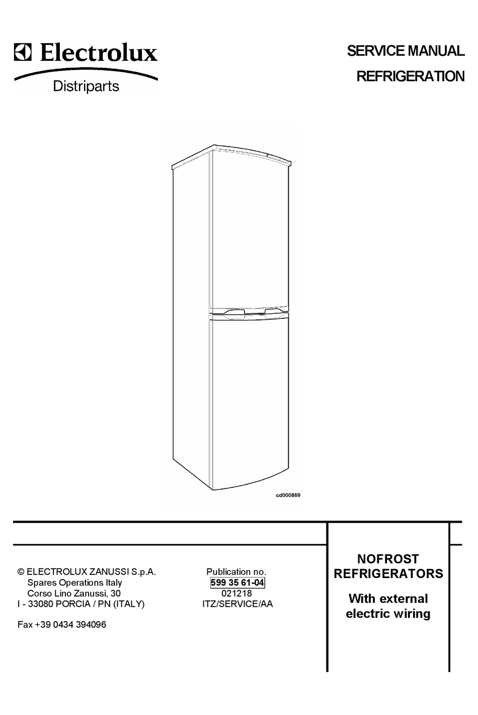 electrolux manuals