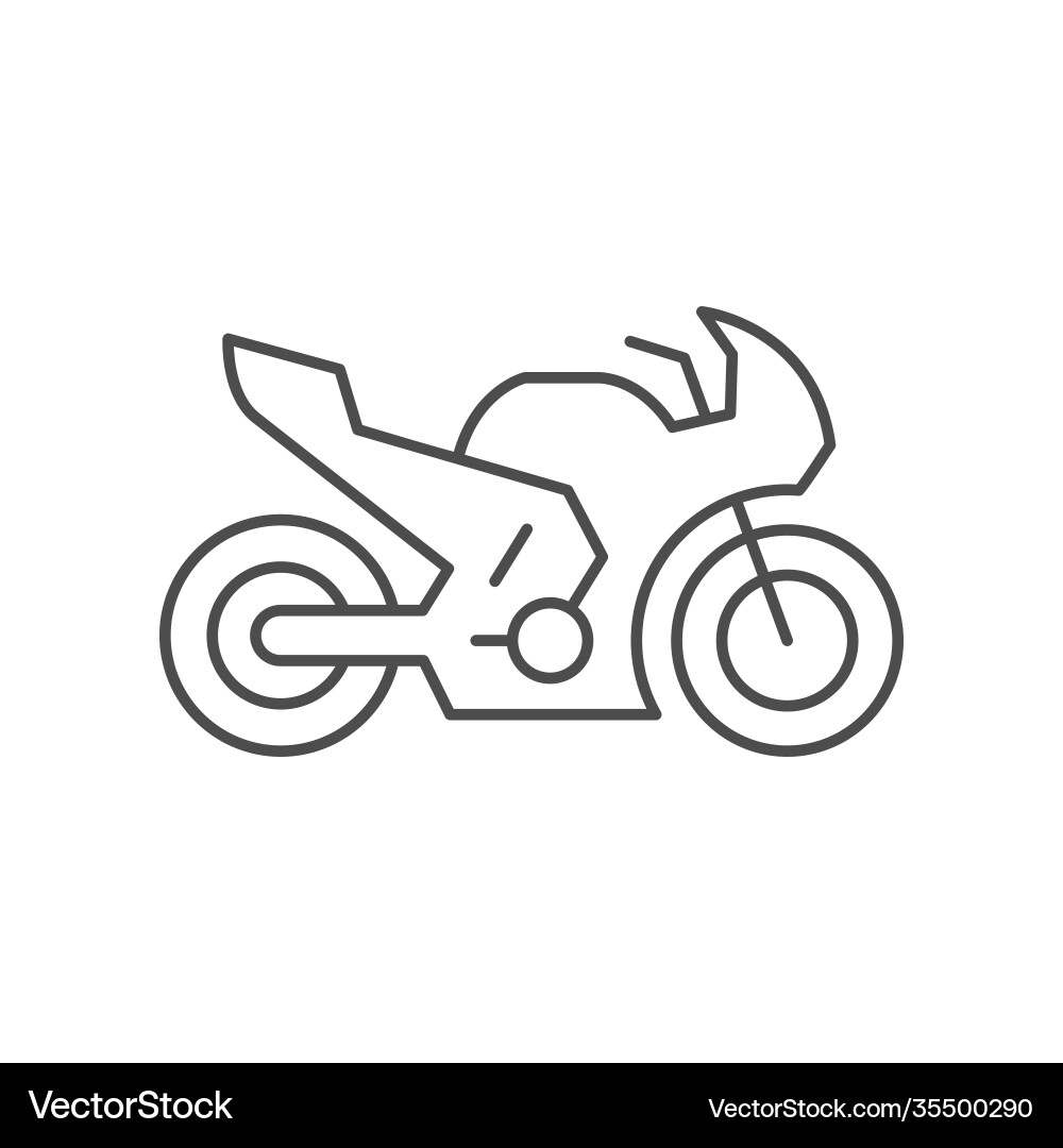 motorcycle outline