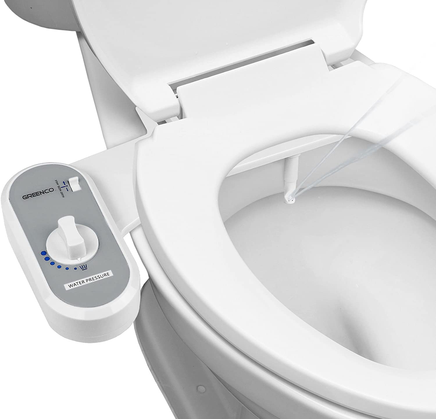 jet spray toilet seat