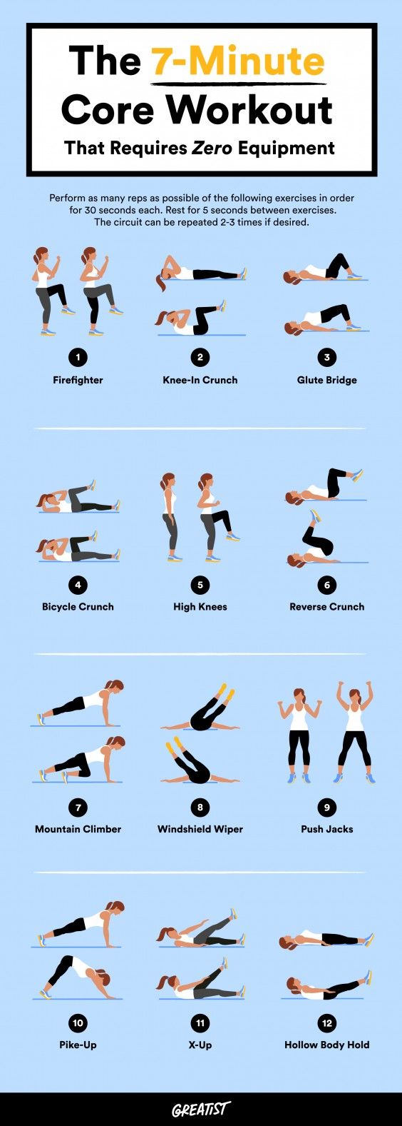 7 minute ab workout