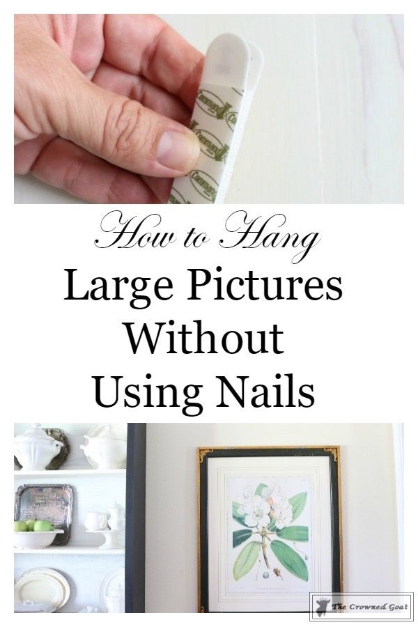 hang photos no nails