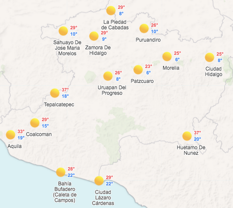 clima en uruapan mañana