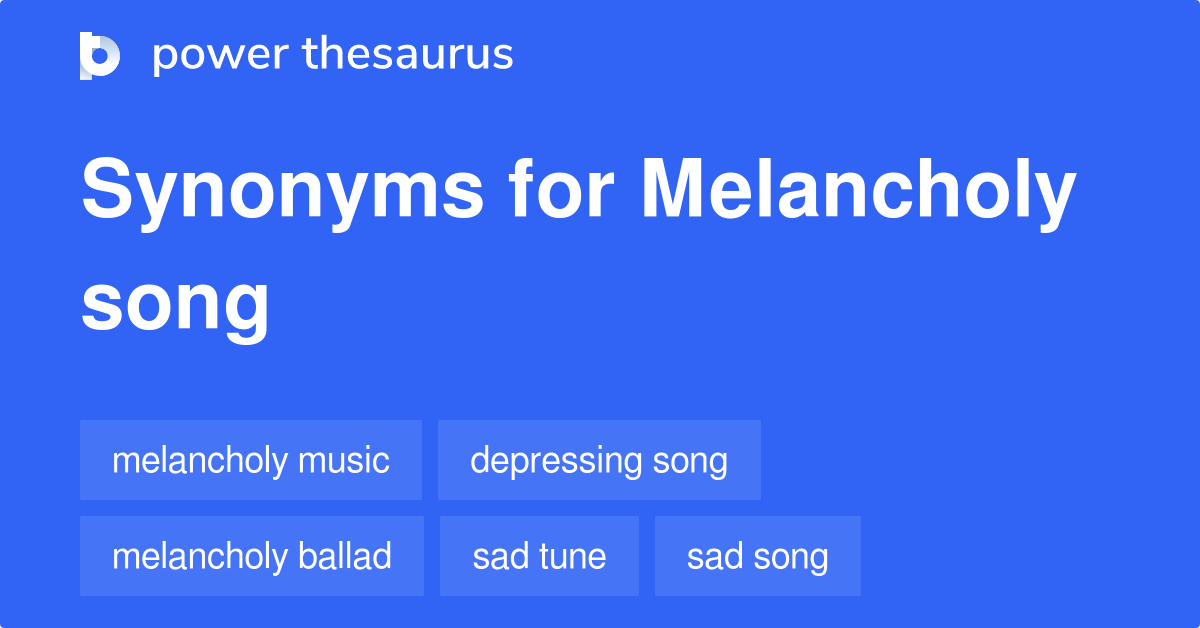 melancholic synonyms