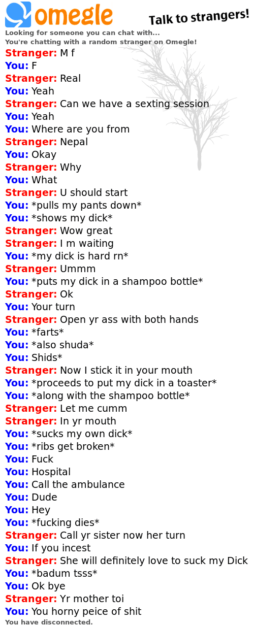 omegle for sexting