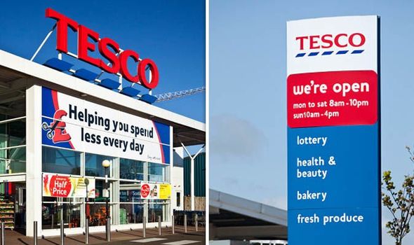 tesco opening times tomorrow