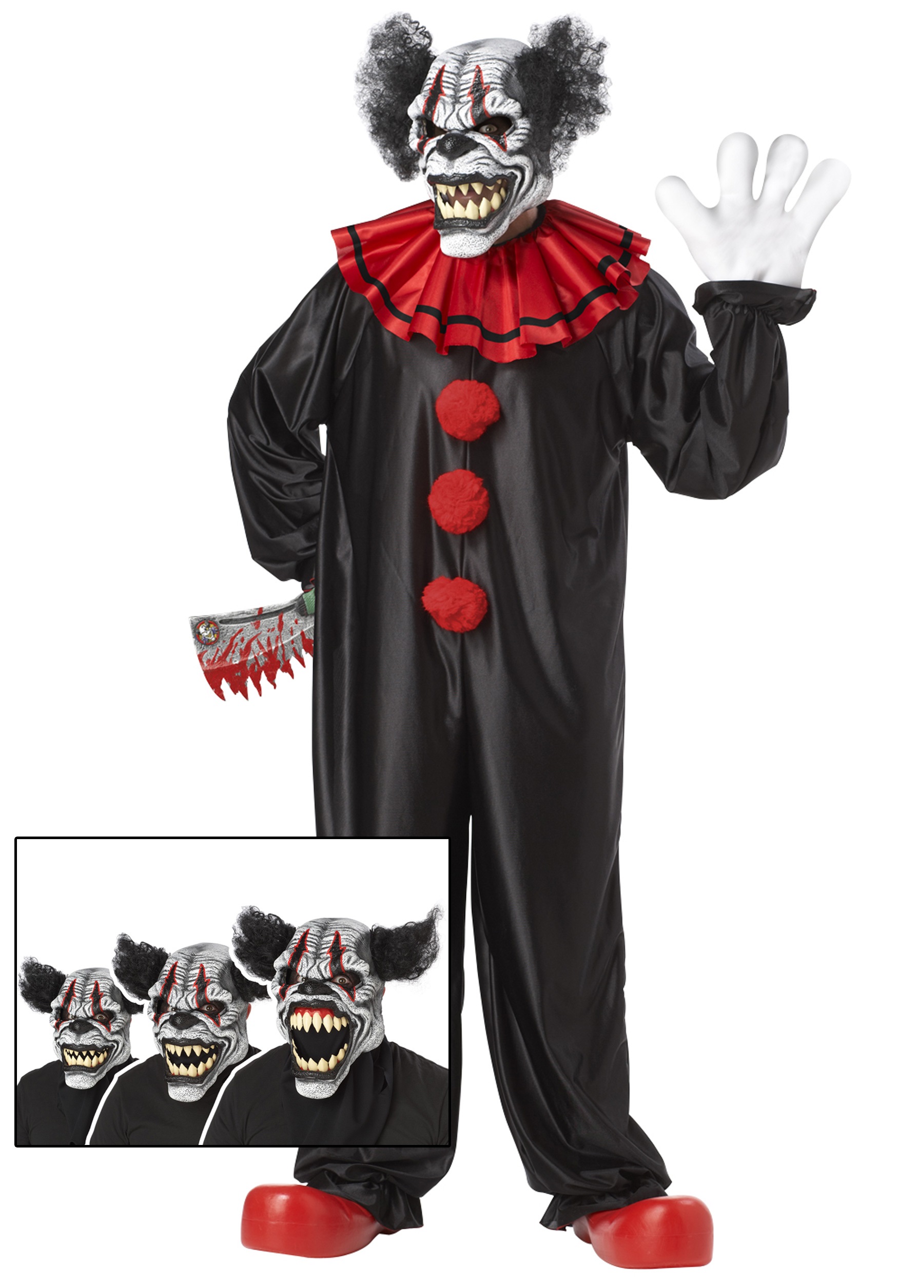 creepiest clown costume