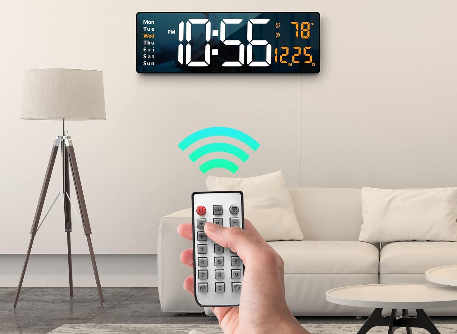 best digital wall clock