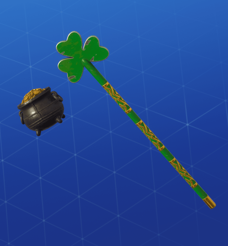 pot of gold pickaxe