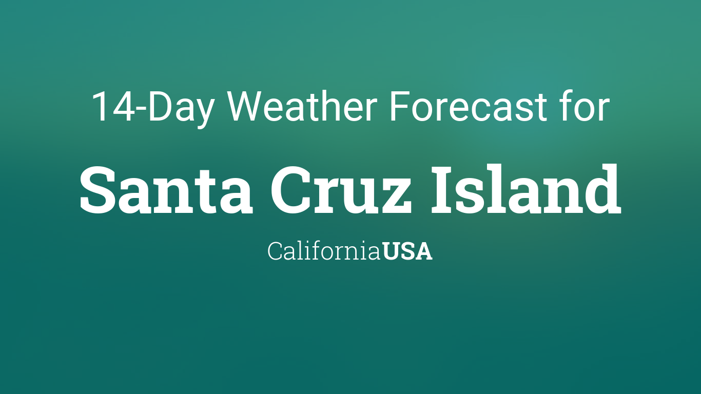 weather forecast santa cruz ca