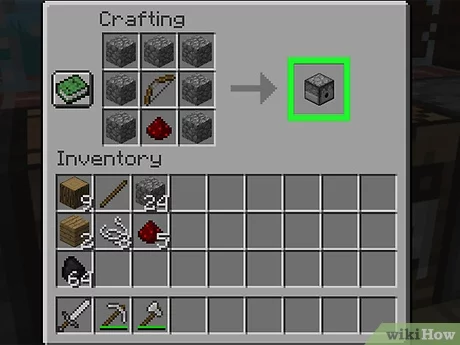 dispenser recipe minecraft