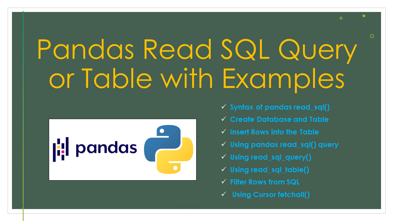 pandas read_sql_query