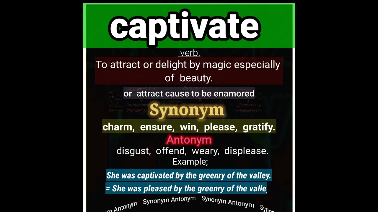 captivated synonyms