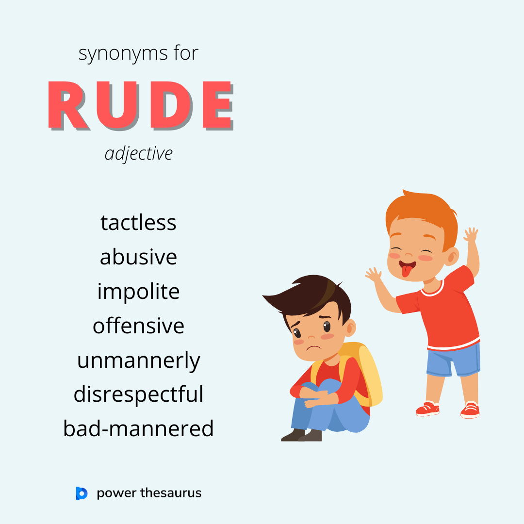 rude synonyms