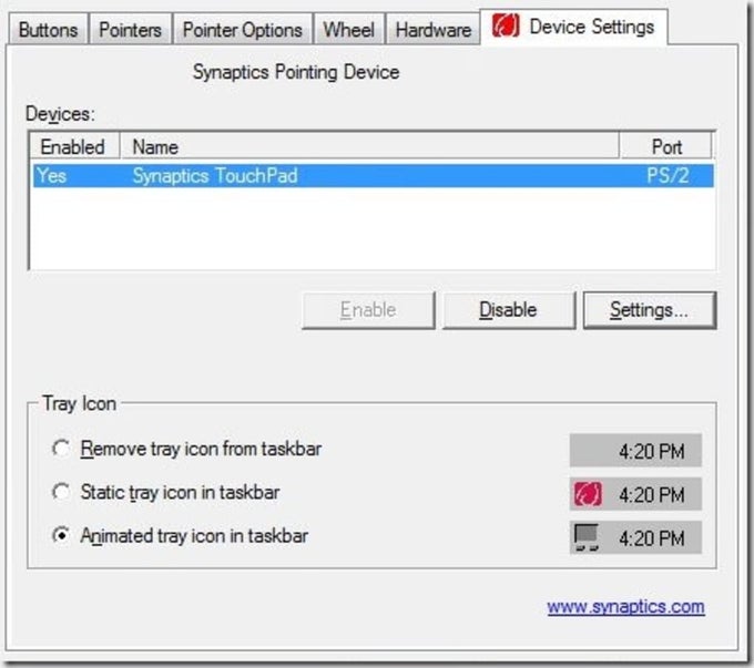 symantec touchpad driver